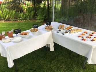 appetizer table